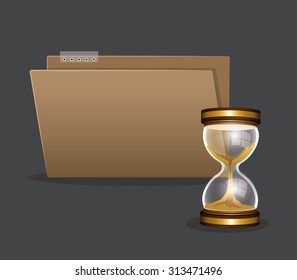 Office stuff digital design, vector illustration eps 10