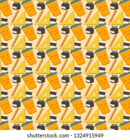 Office stuff icons. Vector. 