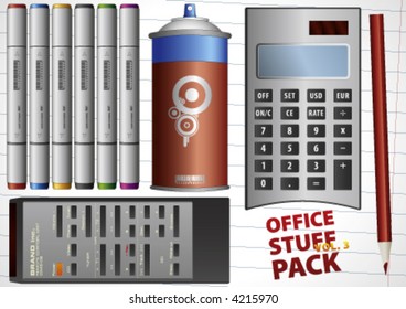 Office Stuff Pack Vol. 3, vector