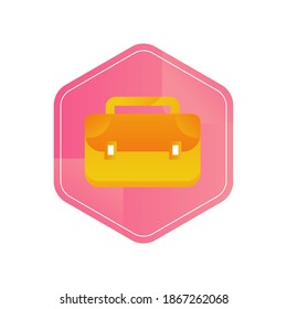 Icono de diseño de degradado de maleta de Office listo para usar para sitio web, aplicación móvil, presentación y cualquier otro proyecto.