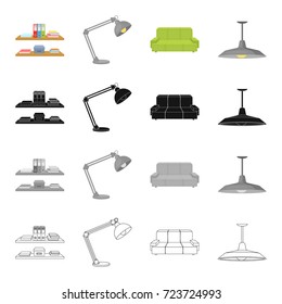 Office, supplies, equipment and other web icon in cartoon style.Shade, attributes, furniture icons in set collection.