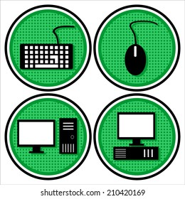 Office supplies icons 