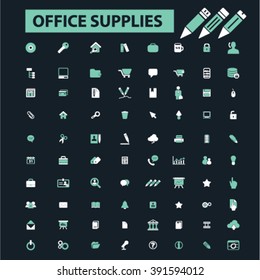 office supplies icons
