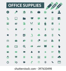 office supplies icons
