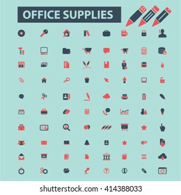 office supplies icons
