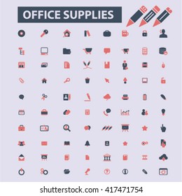 office supplies icons
