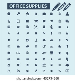 office supplies icons