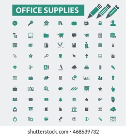 office supplies icons