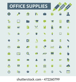 office supplies icons