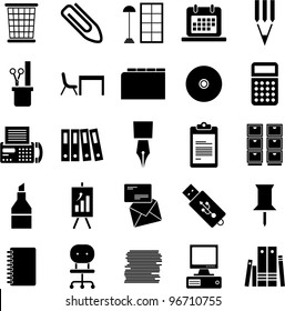 office supplies icons