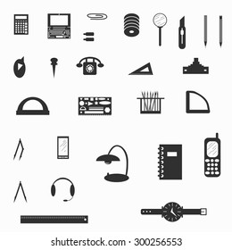 office supplies symbol vector illustration
