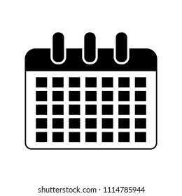 Office supply. Calendar icon