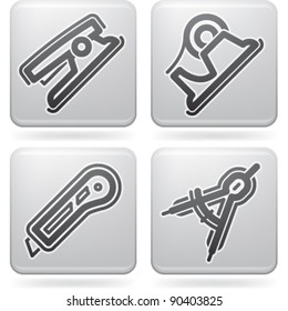 Office Supply Icons Set