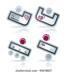 Office Supply Icons Set