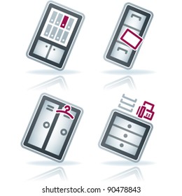 Office Supply Icons Set
