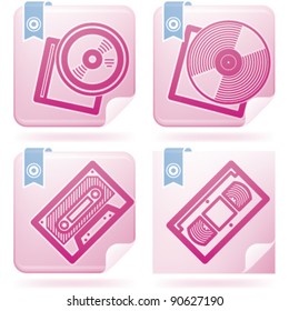 Office Supply Icons Set
