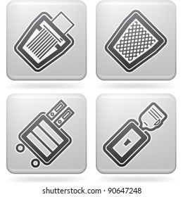 Office Supply Icons Set