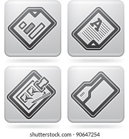 Office Supply Icons Set
