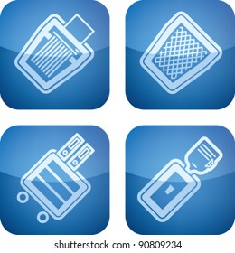Office Supply Icons Set