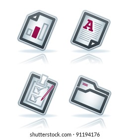 Office Supply Icons Set