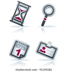 Office Supply Icons Set