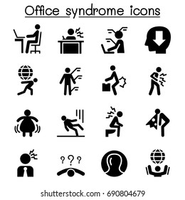 Office syndrome icons
