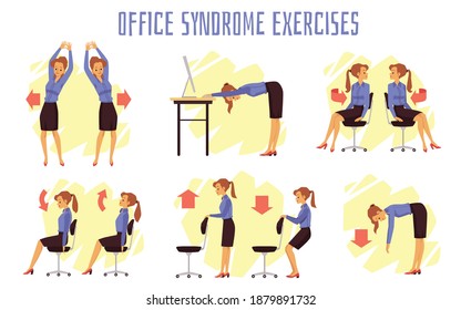 3,127 Office Syndrome Exercise Images, Stock Photos & Vectors ...