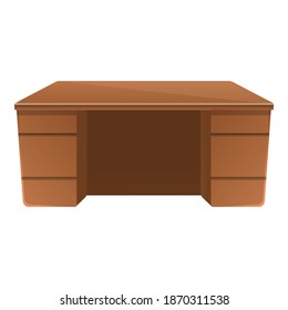 Icono de tabla de Office. Dibujo del icono del vector de tabla de oficina para diseño web aislado en fondo blanco