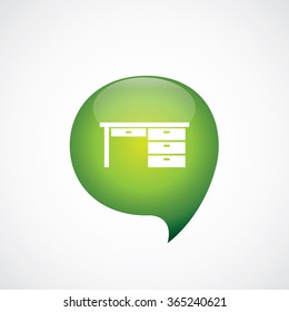office table icon, on white background