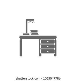 Office Table icon. Simple element illustration. Office Table symbol design template. Can be used for web and mobile on white background