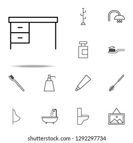 office table icon. web icons universal set for web and mobile