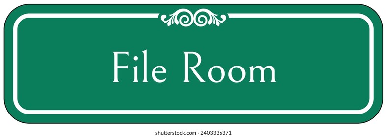 Office tag door sign and direction arrow