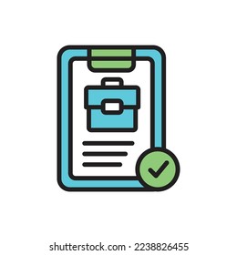 Office Task Icon Vector Illustration