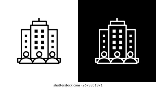 Conjunto de iconos de Equipo de oficina Colección de estilo múltiple