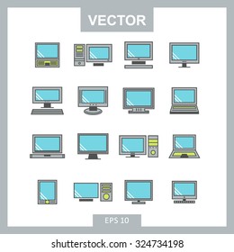 Office technology icons