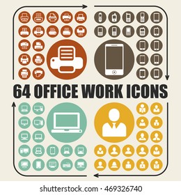 Office technology vector graphic