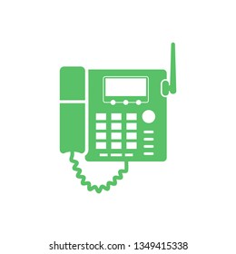 Office telephone icon vector sign symbol - Telephone sign