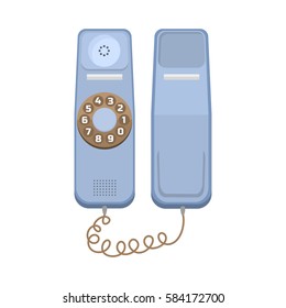 Office telephone vector icon.
