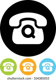Office telephone - Vector icon isolated