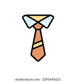Office Tie Icon Vektor Illustration