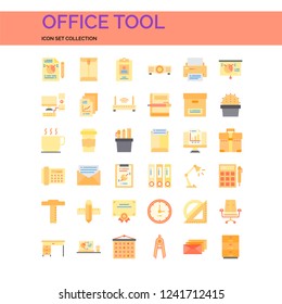 Office Tool Icons Set. UI Pixel Perfect Well-crafted Vector Thin Line Icons. The illustrations are a vector.
