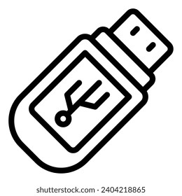office tools flash disk vector object illustration