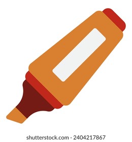 office tools Highlighter vector object illustration