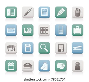 Office tools Icons - vector icon set 3