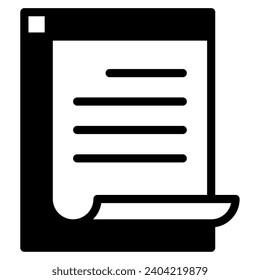 office tools note pad vector object illustration