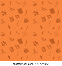 office tools pattern vector illustration