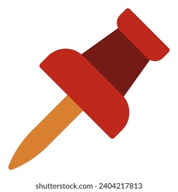office tools pin vector object illustration