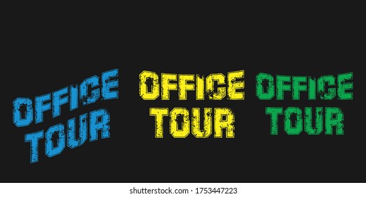 Office Tour T Shirt Templates