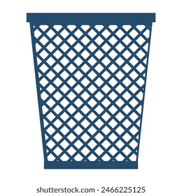 Office trash can sketch Garbage dump Waste bucket line art Hand drawn doodle.