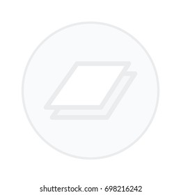 office two paper white button icon